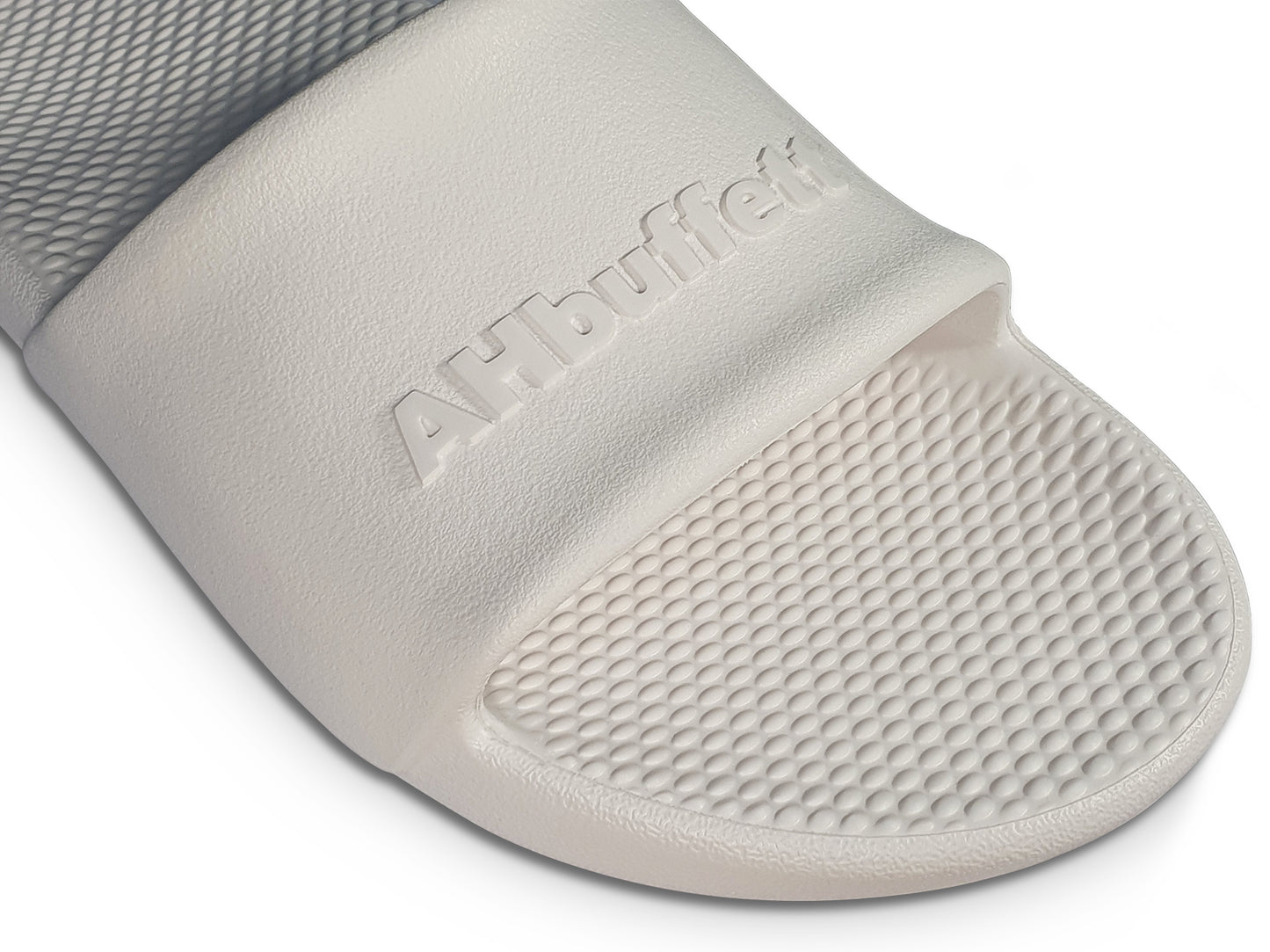 AHBUFFETT Comfort Slides Unisex Non Slip with Arch Support -White